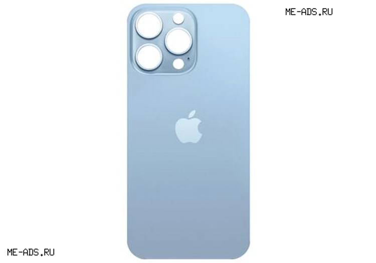 Задняя крышка из стекла iPhone 13 Pro (небесно-голубая)