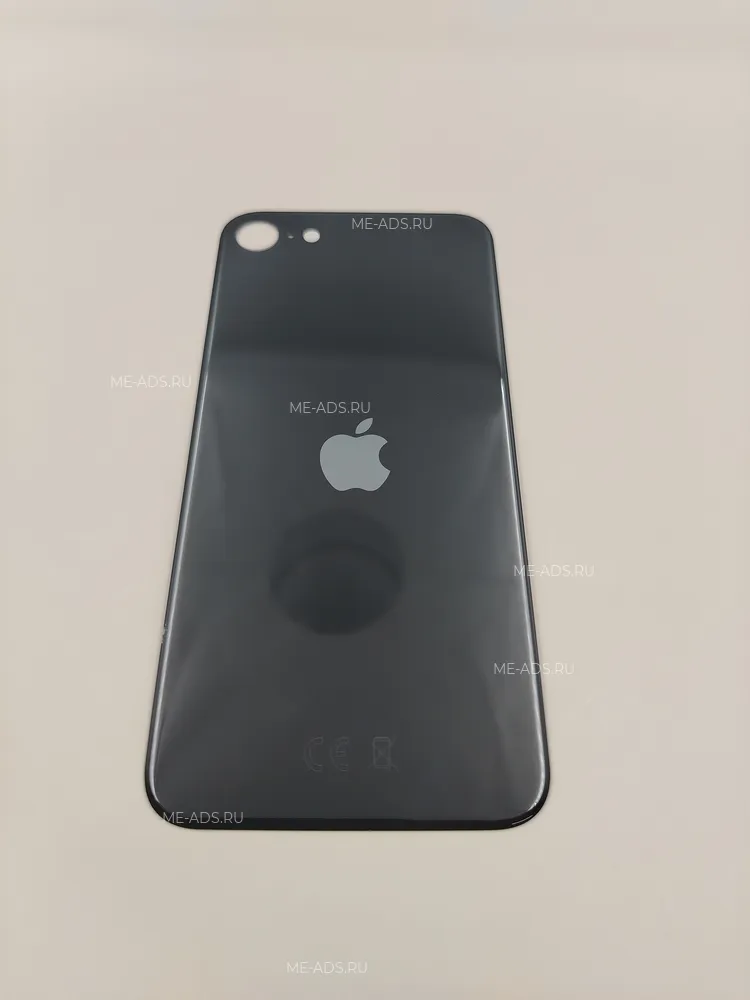 Задняя стекло-крышка iPhone SE 2020 (black)