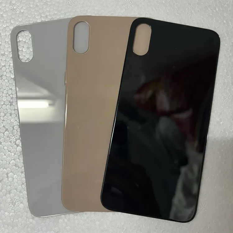 Задняя крышка из стекла iPhone XS Max Silver